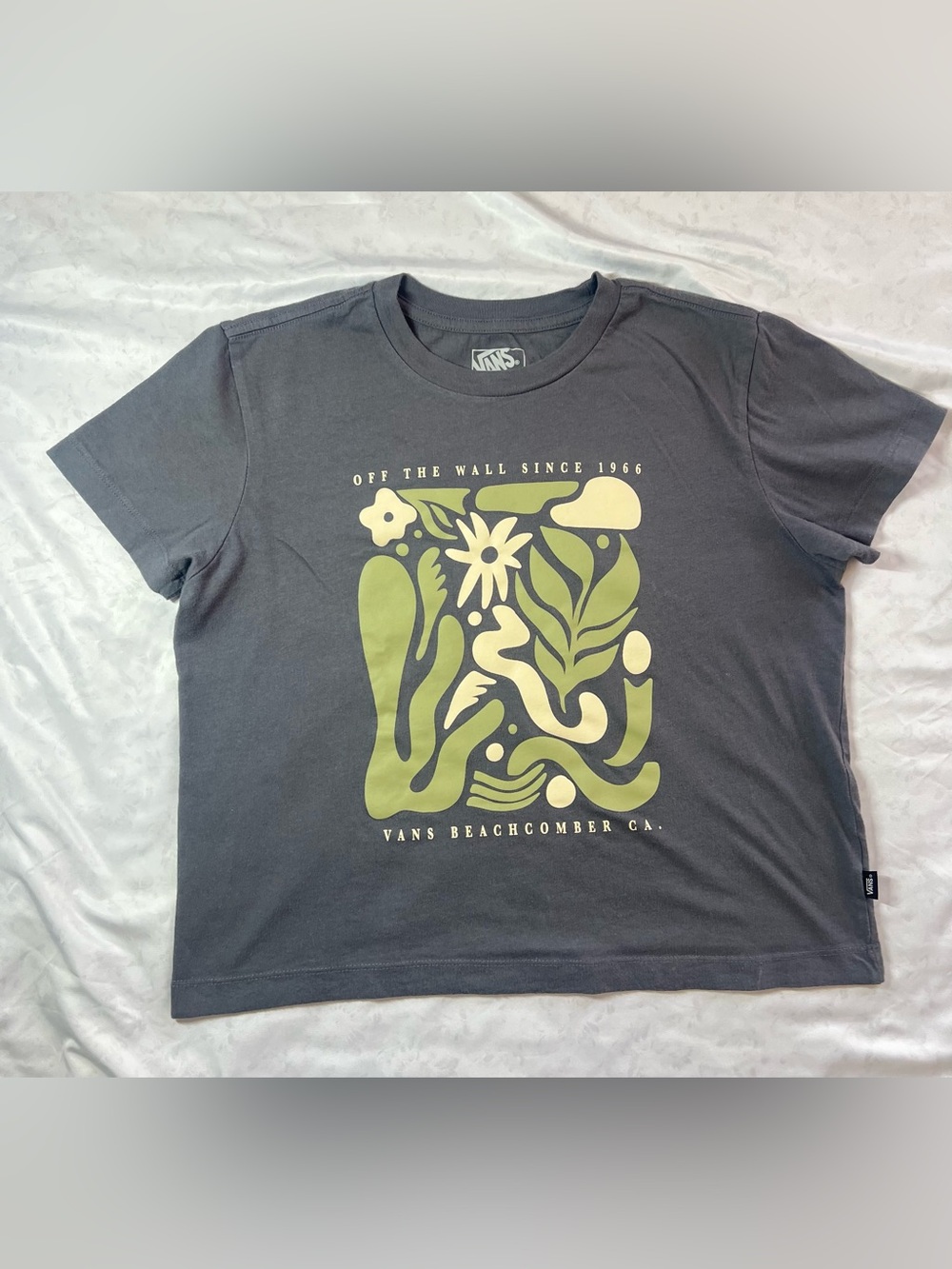 Vans Women’s/Youth Scenic T-shirt, Asphalt Grey, Small